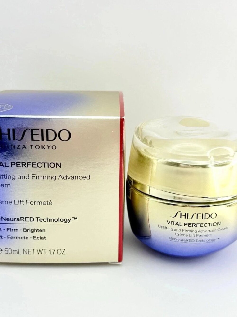 Shiseido Vital Perfection Uplifting Firming Face Cream 1.7oz 50ml